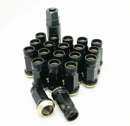 Wheel Mate Muteki Black SR45R 12x1.5 Lug Nut Kit | 32936B