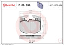 Brembo 2020 BMW 330e Premium Low-Met OE Equivalent Pad - Front (P06099)
