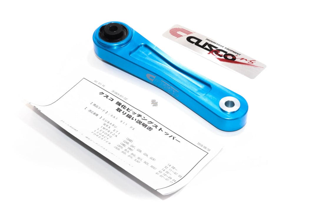 Tapón de cabeceo del motor Cusco para Subaru Impreza WRX y STI 02-14 y Subaru WRX y STI 2015+
